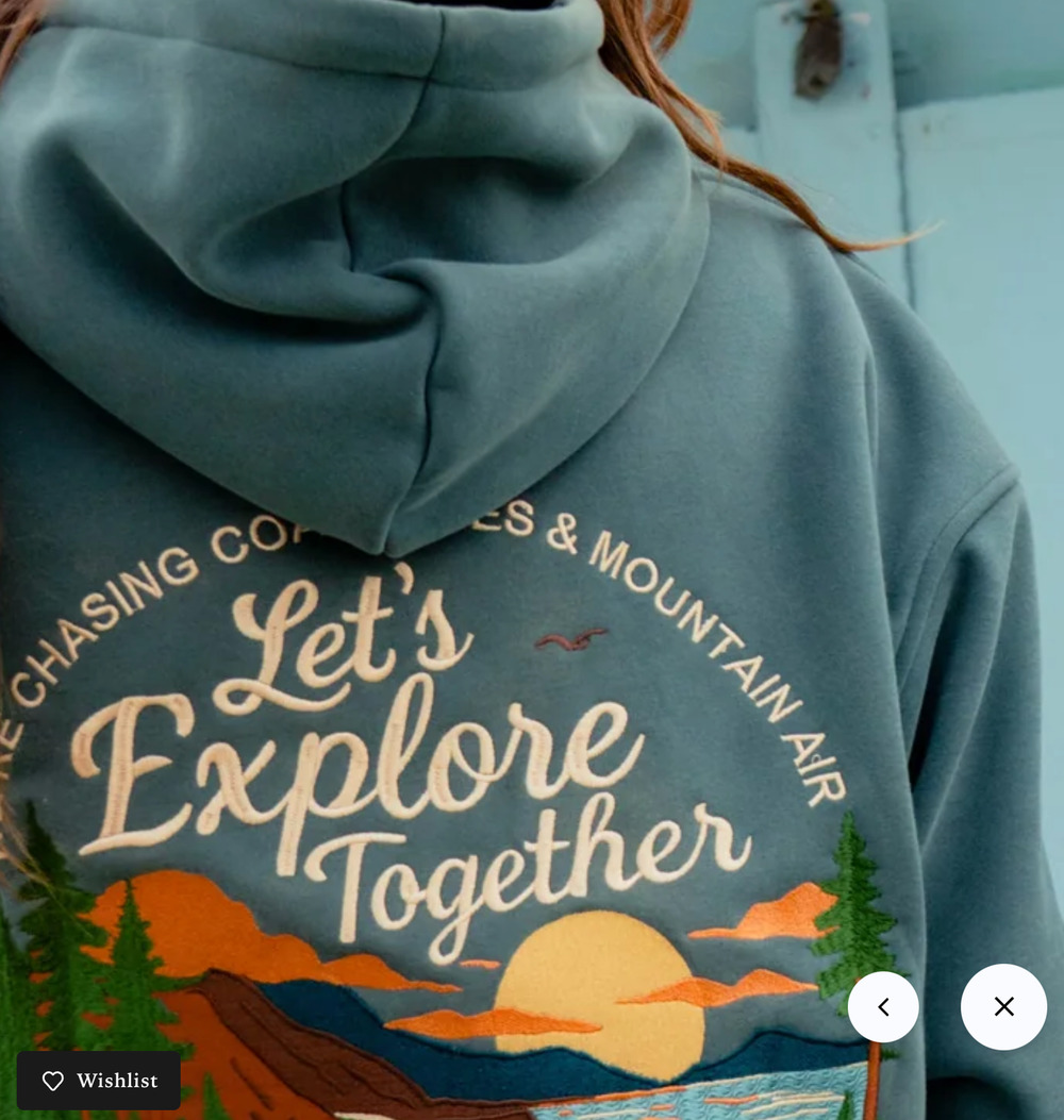 Copied - Copied - Sunset Surf Coastal Explore Hoodie Sz S